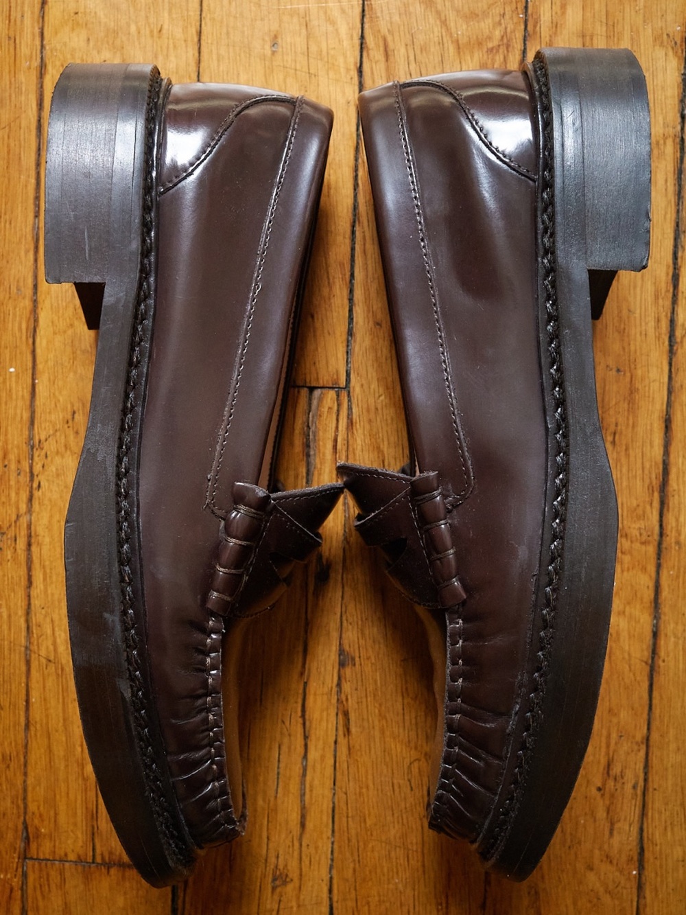 J Crew Women’s  Penny Loafers in Dark Brown - Picture 3 of 6